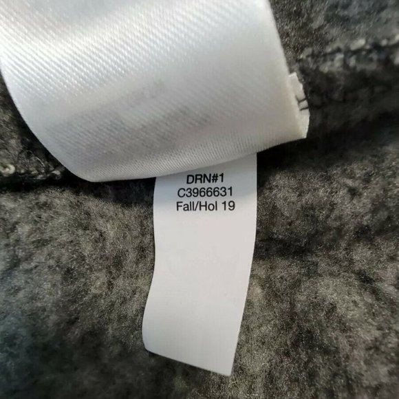 Eddie Bauer Sweater Mens XXL Charcoal Gray Radiator Fleece Pullover 1/4 … - Picture 9 of 11